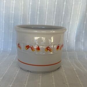 Longaberger “Candy Corn” One Pint Crock